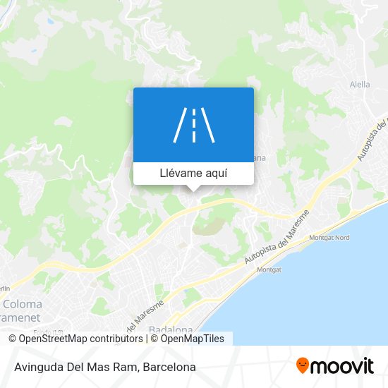 Mapa Avinguda Del Mas Ram