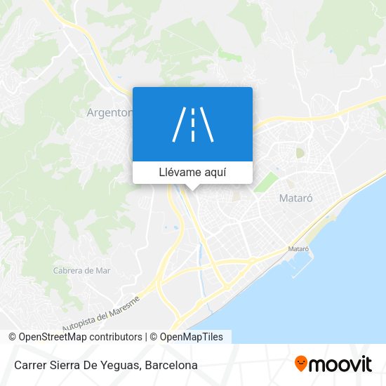 Mapa Carrer Sierra De Yeguas