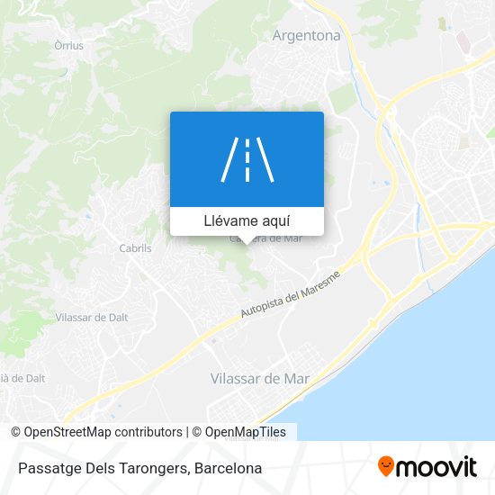 Mapa Passatge Dels Tarongers