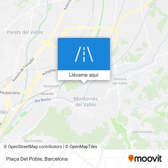 Mapa Plaça Del Poble
