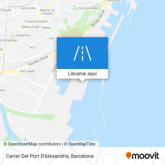 Mapa Carrer Del Port D'Alexandria