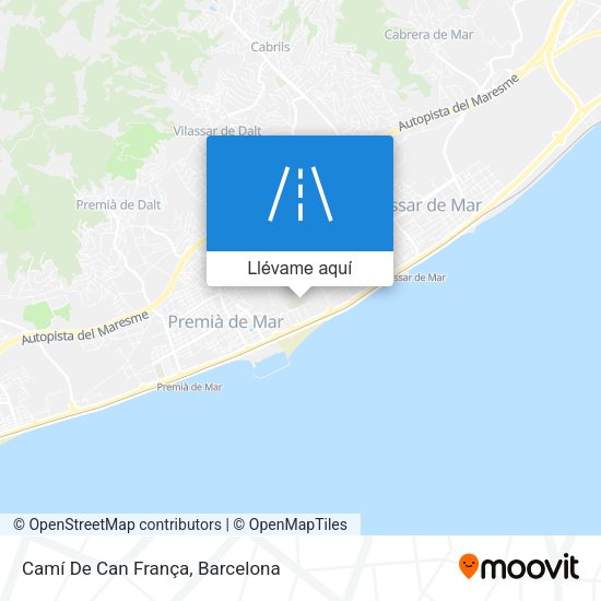 Mapa Camí De Can França