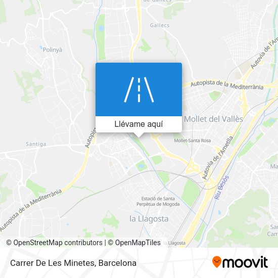 Mapa Carrer De Les Minetes