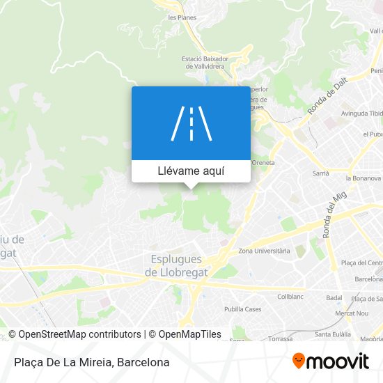 Mapa Plaça De La Mireia