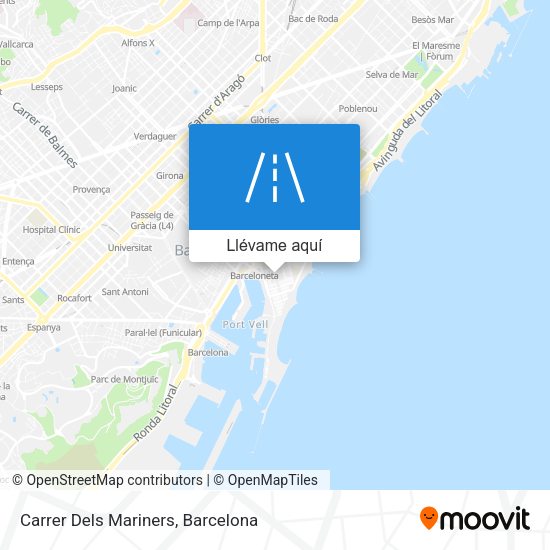 Mapa Carrer Dels Mariners