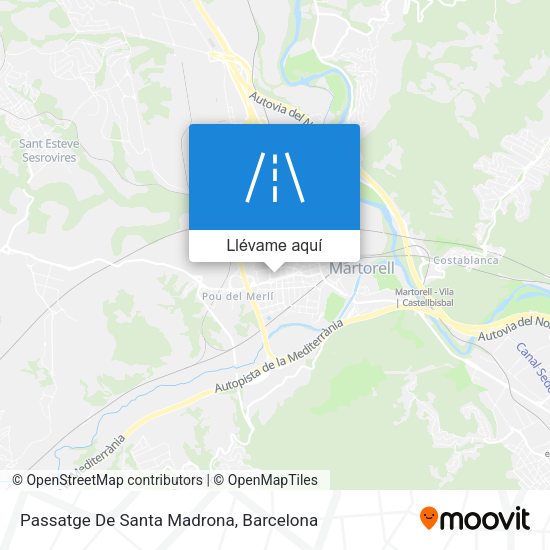 Mapa Passatge De Santa Madrona