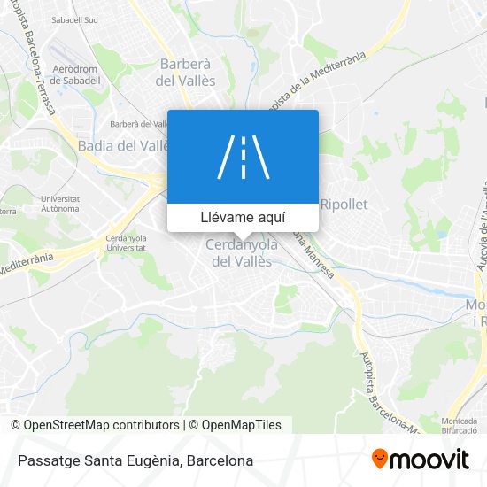 Mapa Passatge Santa Eugènia