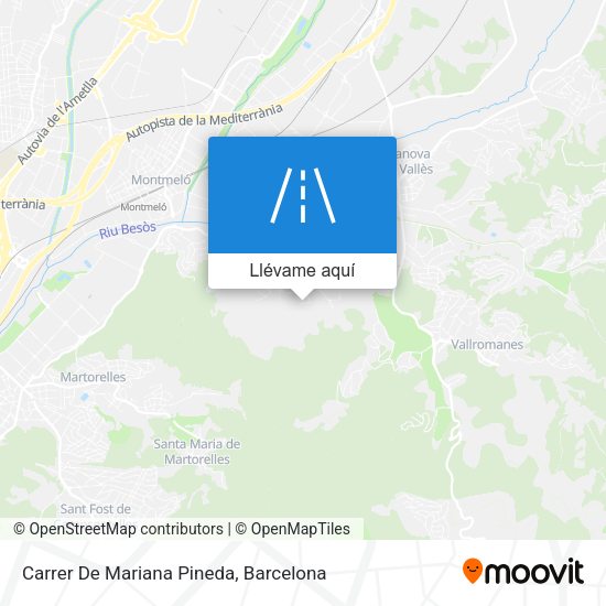 Mapa Carrer De Mariana Pineda