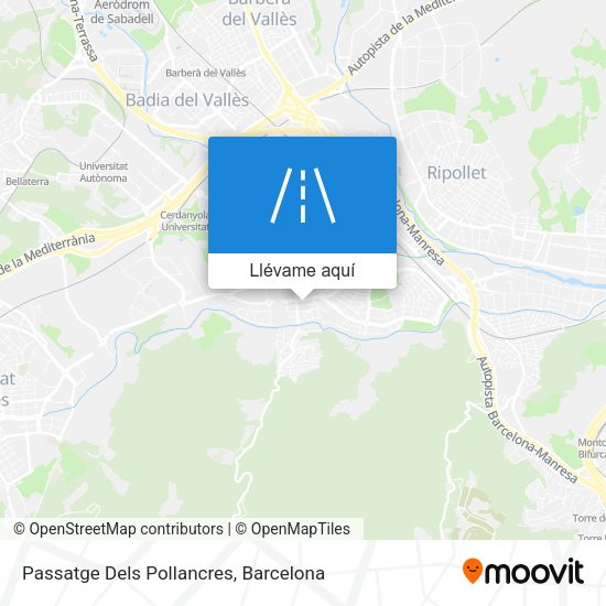 Mapa Passatge Dels Pollancres