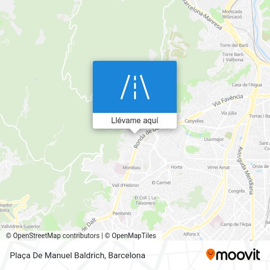 Mapa Plaça De Manuel Baldrich