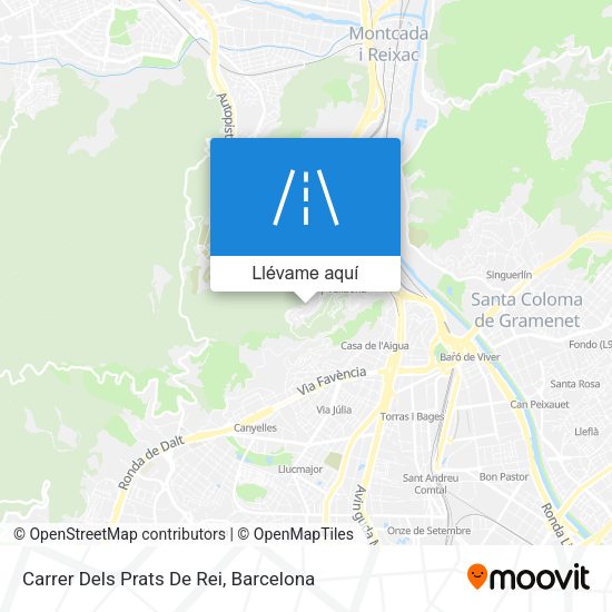 Mapa Carrer Dels Prats De Rei