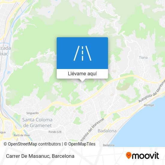 Mapa Carrer De Masanuc