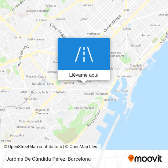 Mapa Jardins De Càndida Pérez