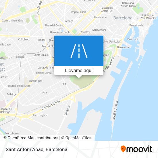 Mapa Sant Antoni Abad