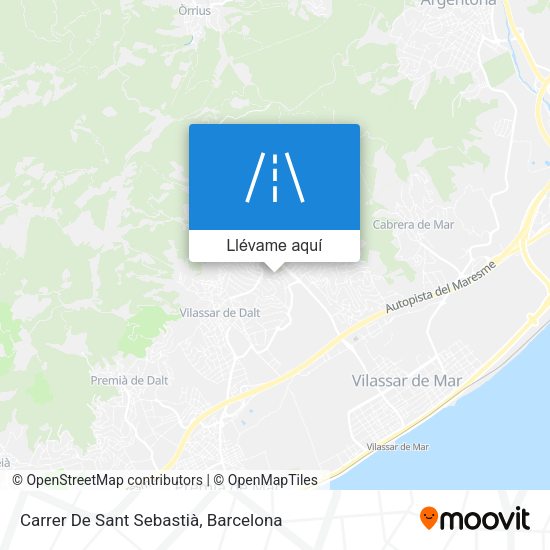 Mapa Carrer De Sant Sebastià