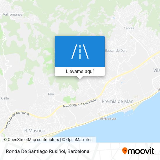 Mapa Ronda De Santiago Rusiñol
