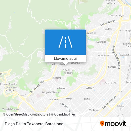 Mapa Plaça De La Taxonera