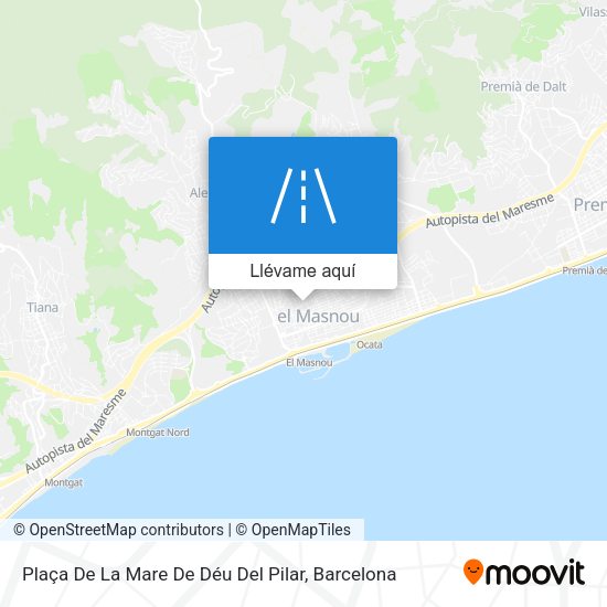 Mapa Plaça De La Mare De Déu Del Pilar