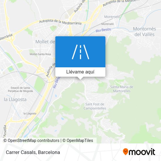 Mapa Carrer Casals