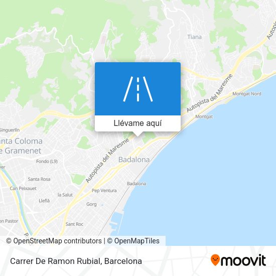 Mapa Carrer De Ramon Rubial