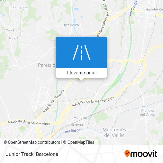 Mapa Junior Track