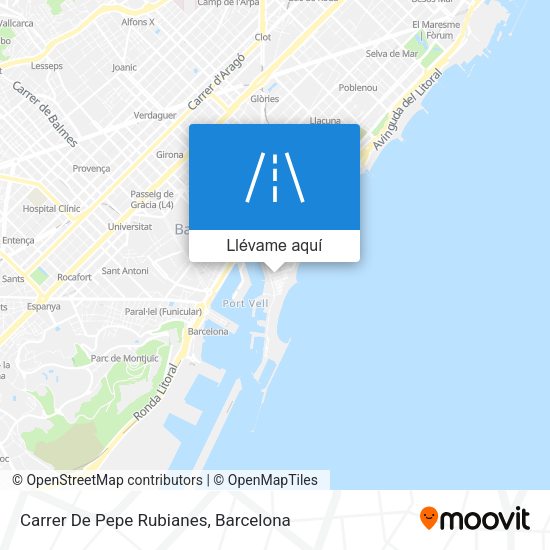Mapa Carrer De Pepe Rubianes