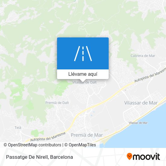 Mapa Passatge De Nirell