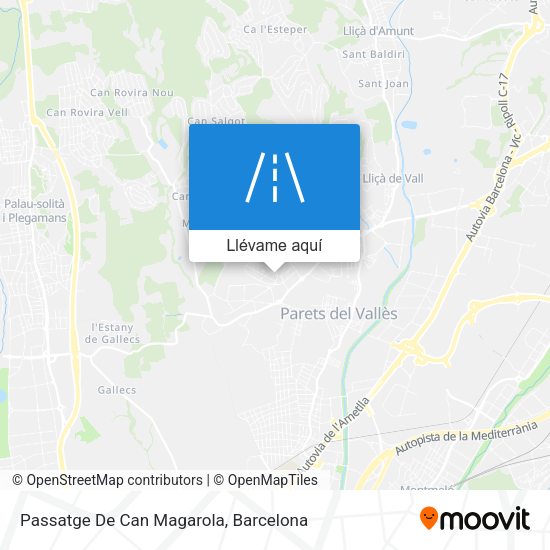 Mapa Passatge De Can Magarola