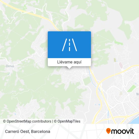 Mapa Carreró Oest
