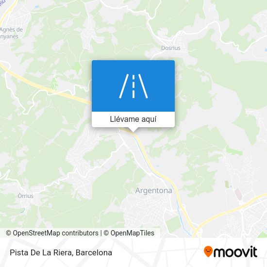 Mapa Pista De La Riera