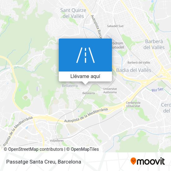 Mapa Passatge Santa Creu