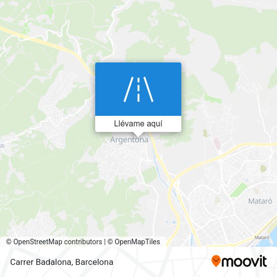 Mapa Carrer Badalona