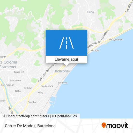 Mapa Carrer De Madoz