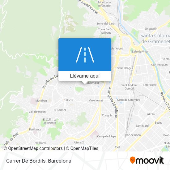 Mapa Carrer De Bordils