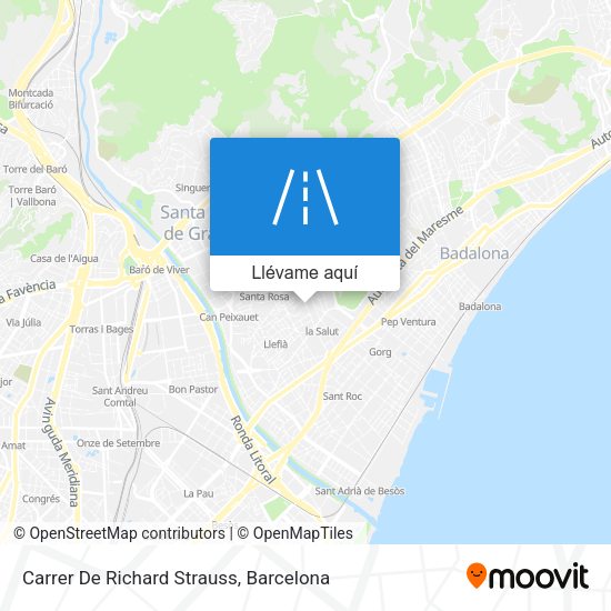 Mapa Carrer De Richard Strauss
