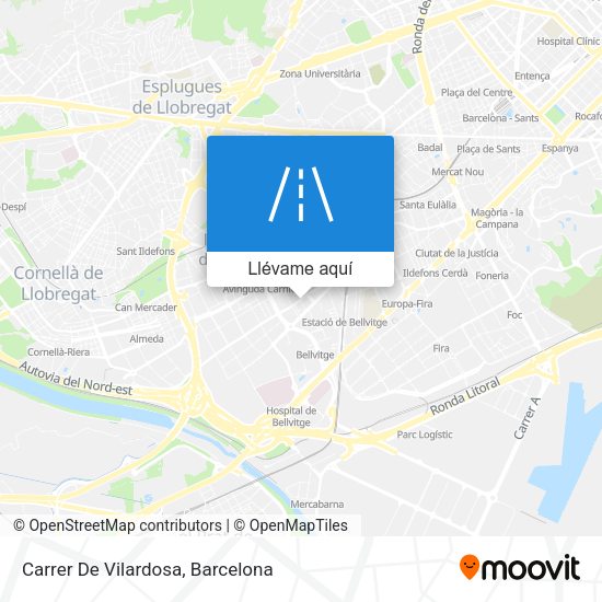 Mapa Carrer De Vilardosa