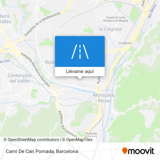 Mapa Camí De Can Pomada