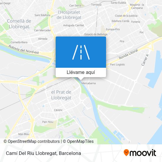 Mapa Camí Del Riu Llobregat