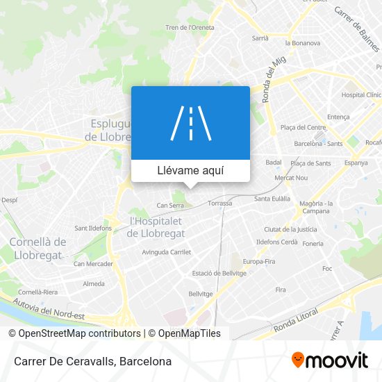Mapa Carrer De Ceravalls