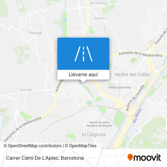 Mapa Carrer Camí De L'Aplec
