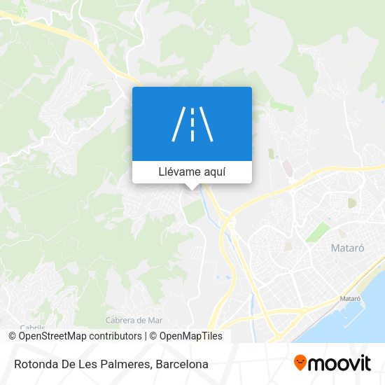 Mapa Rotonda De Les Palmeres