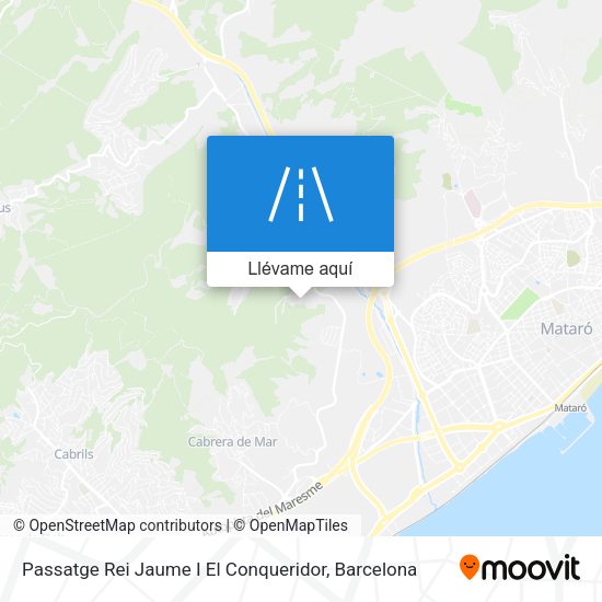 Mapa Passatge Rei Jaume I El Conqueridor