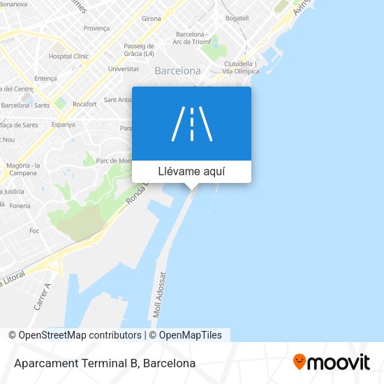 Mapa Aparcament Terminal B
