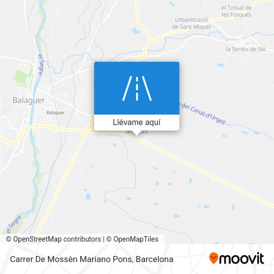 Mapa Carrer De Mossèn Mariano Pons