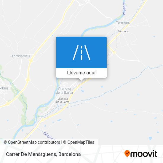 Mapa Carrer De Menàrguens