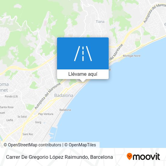 Mapa Carrer De Gregorio López Raimundo