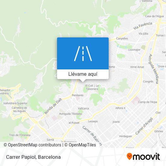 Mapa Carrer Papiol