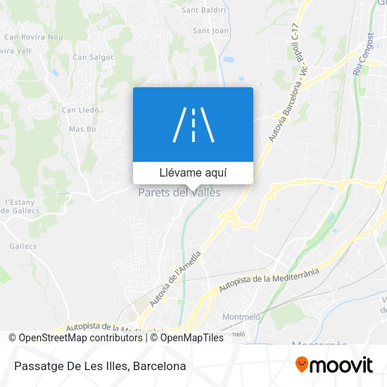 Mapa Passatge De Les Illes