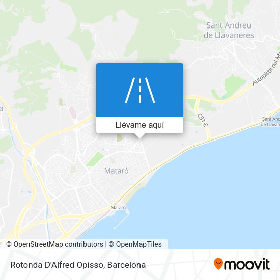 Mapa Rotonda D'Alfred Opisso