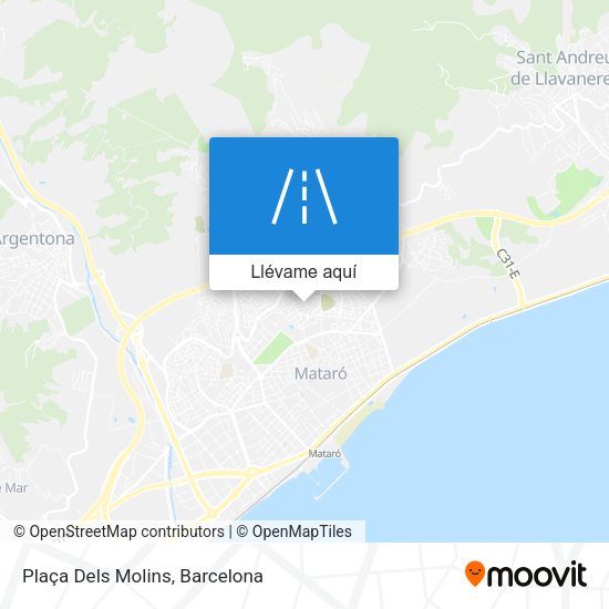 Mapa Plaça Dels Molins